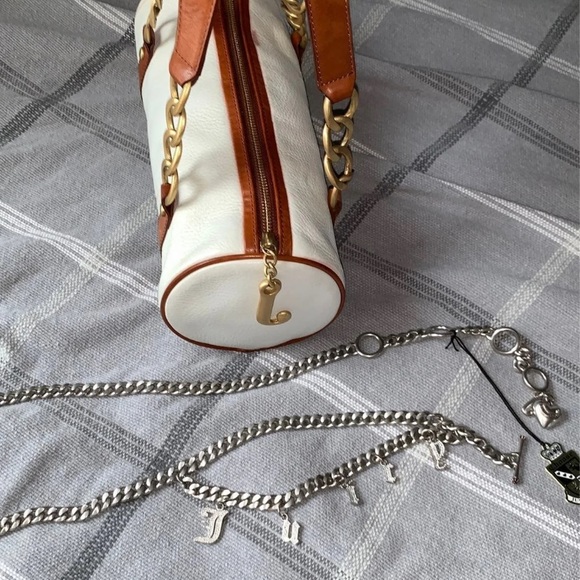 SOLD Juicy Couture Barrel Bag and Chain Belt Bundle - Picture 5 of 12